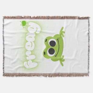 stylische Frosch-Themen-Himodecke Decke