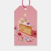 Stylische Geburtstagsgeschenkanhänger Geschenkanhänger (Vorderseite)