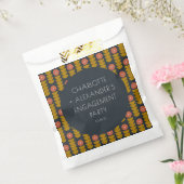 Stylische geometrische Blume - Custom Engagement P Geschenktütchen (Versiegelt)