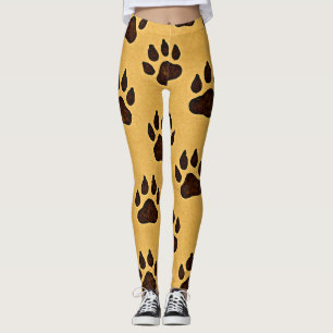 stylische Gepard-Katzenpfoten-Leggings Leggings