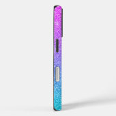 Stylische grüne blaue violette personalisierte Ini Case-Mate iPhone Hülle (Rückseite / Rechts)