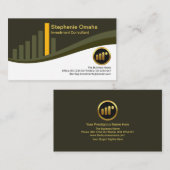 Stylische Investition an der Börse Visitenkarte (Vorne/Hinten)