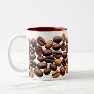 Stylische Kaffeebohnen Tasse