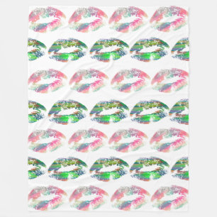 Stylische Lippen #22 Fleecedecke