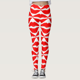 Stylische Lippenküsse Leggings