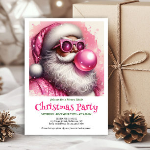 Stylische lustige Santa-Sonnenbrille Weihnachts-Ei Einladung