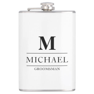 Stylische moderne Geschenke für Trauzeugen mit Mon Flachmann