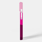 Stylische, moderne minimale Rosa Farbe Case-Mate iPhone Hülle (Rückseite / Links)