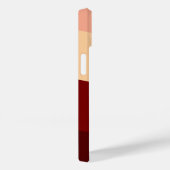 Stylische, moderne minimale Rot-Farbe Case-Mate iPhone Hülle (Rückseite / Rechts)