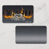 Stylische Motorrad-Visitenkarte Visitenkarte (Vorne/Hinten)