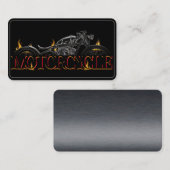 Stylische Motorrad-Visitenkarte Visitenkarte (Vorne/Hinten)