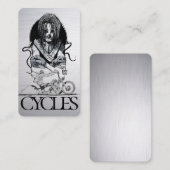 Stylische Motorrad-Visitenkarte Visitenkarte (Vorne/Hinten)