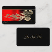 Stylische Motorrad-Visitenkarte Visitenkarte (Vorne/Hinten)