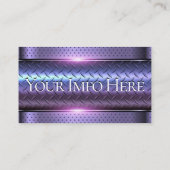 Stylische Motorrad-Visitenkarte Visitenkarte (Rückseite)