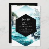 Stylische Nautical Wedding Save The Date (Vorne/Hinten)