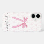 Stylische niedliche rosa Ästhetik Ribbonbows nach Case-Mate iPhone Hülle (Rückseite (Horizontal))