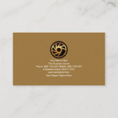 Stylische Topographie Road Map Logistics Transport Visitenkarte (Rückseite)