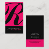 Stylische und kühne Visitenkarten Visitenkarte (Vorne/Hinten)