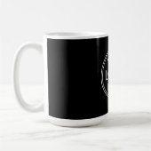 Stylische und moderne kundenspezifische Kreationen Kaffeetasse (Links)