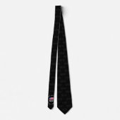 Stylische USA AMERICAN Monogram Neck Tie Krawatte (Rückseite)