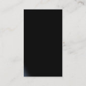 Stylische vertikale Schlichte, einfache Visitenkar Visitenkarte (Rückseite)
