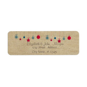 Stylische, vintage Weihnachtskugeln