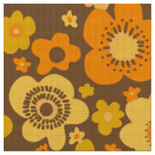 stylischer 60er 70er Retro-Modestoff Stoff (Nahaufnahme)