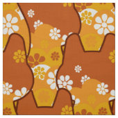 stylischer 70er Retro-Modestoff - Katze Kätzchen Stoff (Muster)