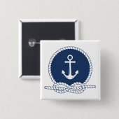 Stylischer Anker und Seil Button (Vorne & Hinten)