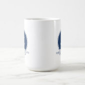 Stylischer Anker und Seil Kaffeetasse (Mittel)