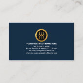 Stylischer Audio Display Sound Engineer Deejay Visitenkarte (Rückseite)