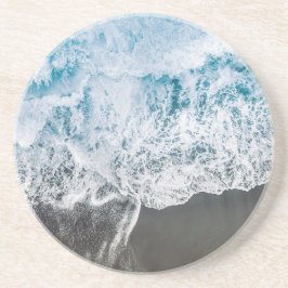 Stylischer Beach Vibes Abstrakt Sandstone Unterset Getränkeuntersetzer