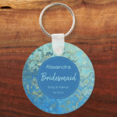 Stylischer Blue Stone Schlüsselanhänger (Vorderseite)