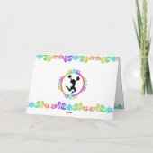 Stylischer Cheerleader Champion Inspiration Zitat  Karte (Rückseite)