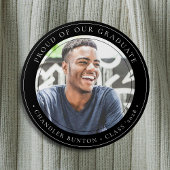 Stylischer Custom Graduate Foto Abschluss Button
