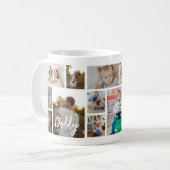 Stylischer Daddy 15 Foto-Collage Kaffeetasse (Vorderseite Links)