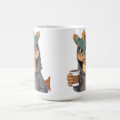 Stylischer Drache für Kaffeeliebhaber!  Kaffeetasse (Mittel)