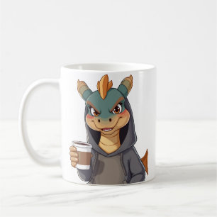 Stylischer Drache für Kaffeeliebhaber!  Kaffeetasse