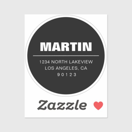 Stylischer, fett veränderbarer Text Aufkleber (Blatt)