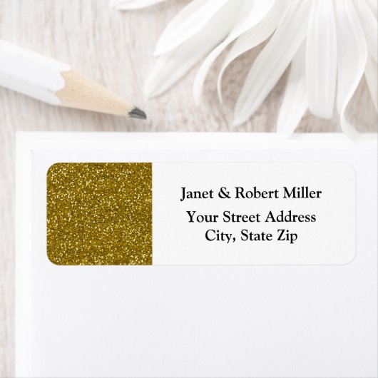 Stylischer Glitzer Gold (Insitu)