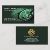 Stylischer Green Sport Car Auto Driver Detection Visitenkarte (Vorne/Hinten)