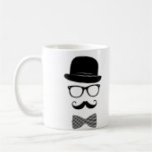 Stylischer Hipster Kaffeetasse (Links)