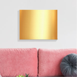 Stylischer horizontaler goldener Hintergrund für I Leinwanddruck