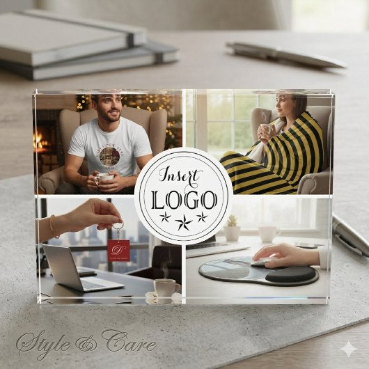 Stylischer individueller Fünf-Foto-Fotoblock Fotoblock
