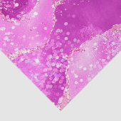 Stylischer Light Magenta Pink Shimmer Glitzer Agat Seidenpapier (Detail)