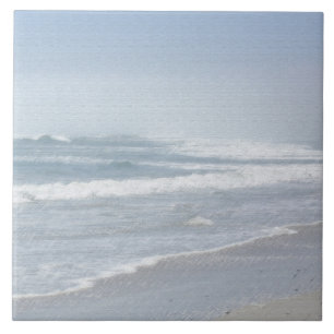 Stylischer Meeresnatursturm Fliese