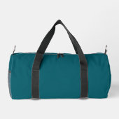 Stylischer moderner maßgeschneiderter Name Reise F Duffle Bag (Rückseite)