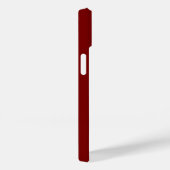 Stylischer Name Modern Minimal Cherry Red Case-Mate iPhone Hülle (Rückseite / Rechts)