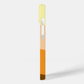 Stylischer Name Moderner Minimaler Braun-Schatten Case-Mate iPhone Hülle (Rückseite / Links)