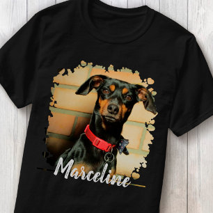 Stylischer Name und benutzerdefiniertes Foto für d T-Shirt